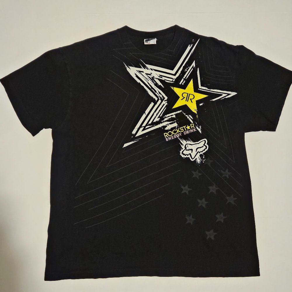Men's Fox and Rockstar Collaboration T-Shirt Size-XLarge
